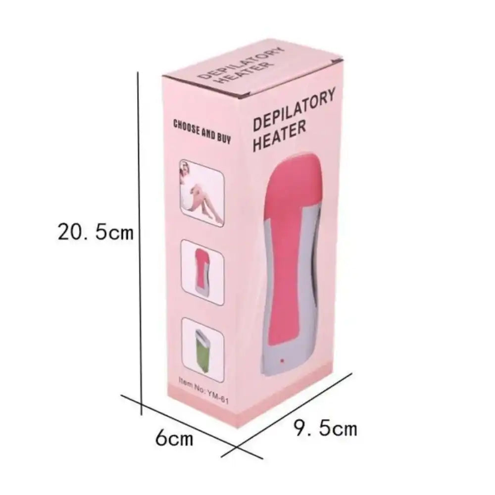 3 in 1 Depilatory Wax Heater Machine, Roller and Strips