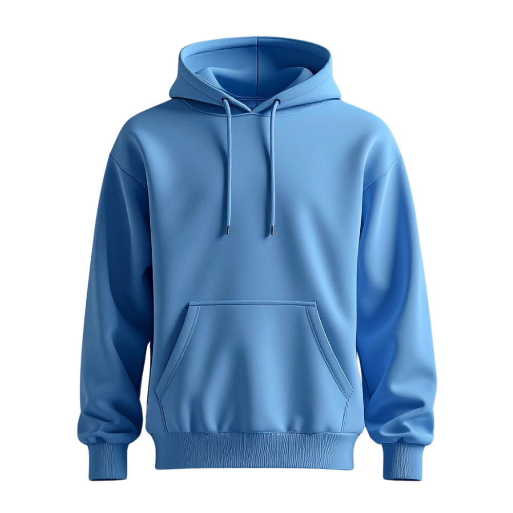 Sky Blue Fleece Hoodie