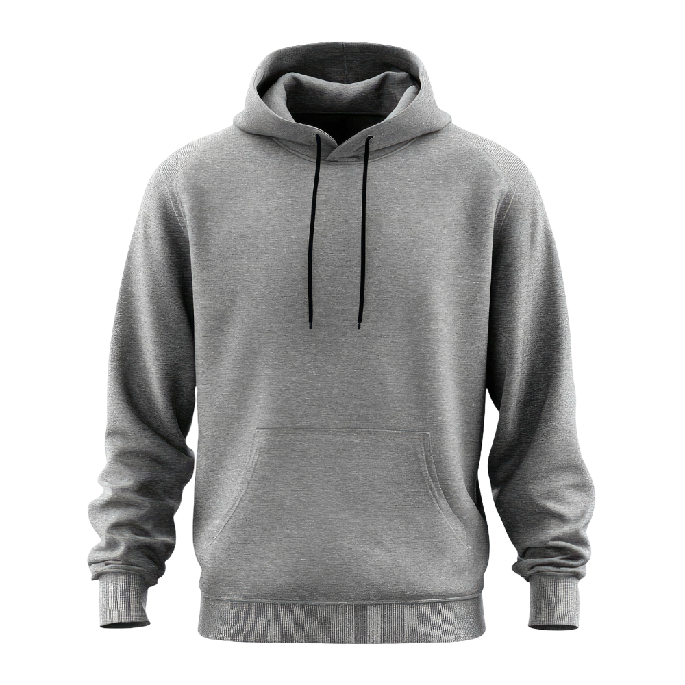 Grey Fleece Hoodie