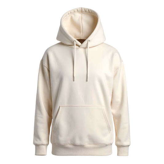 Biege Fleece Hoodie