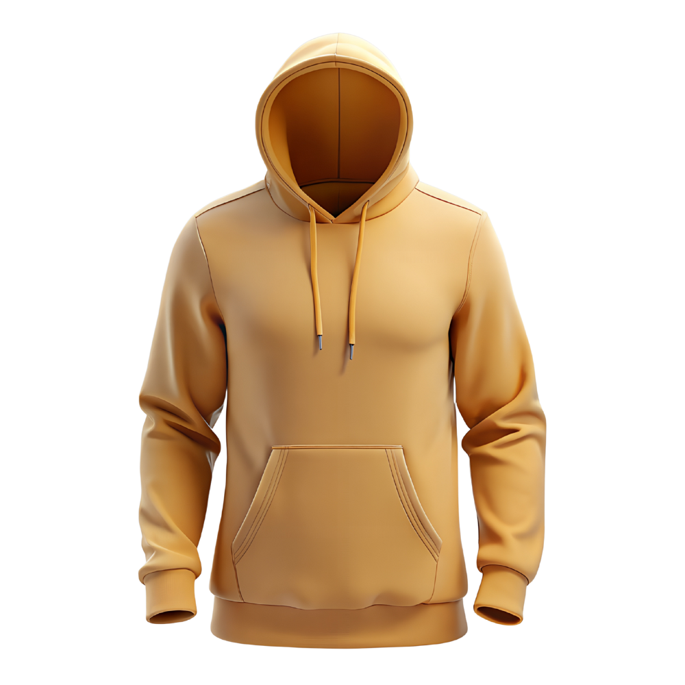 Light Yellow Fleece Hoodie