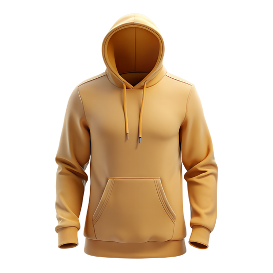 Light Yellow Fleece Hoodie