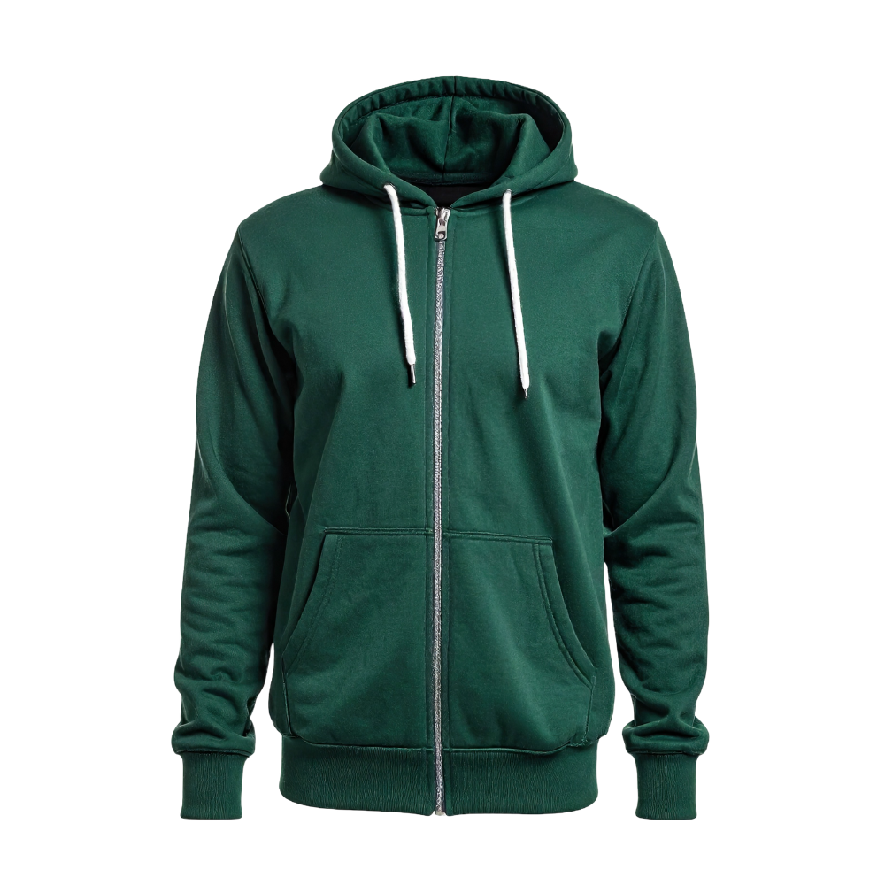 Green Fleece Hoodie
