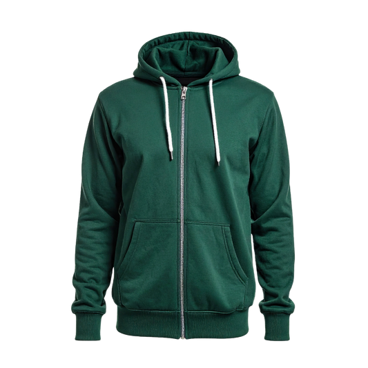 Green Fleece Hoodie