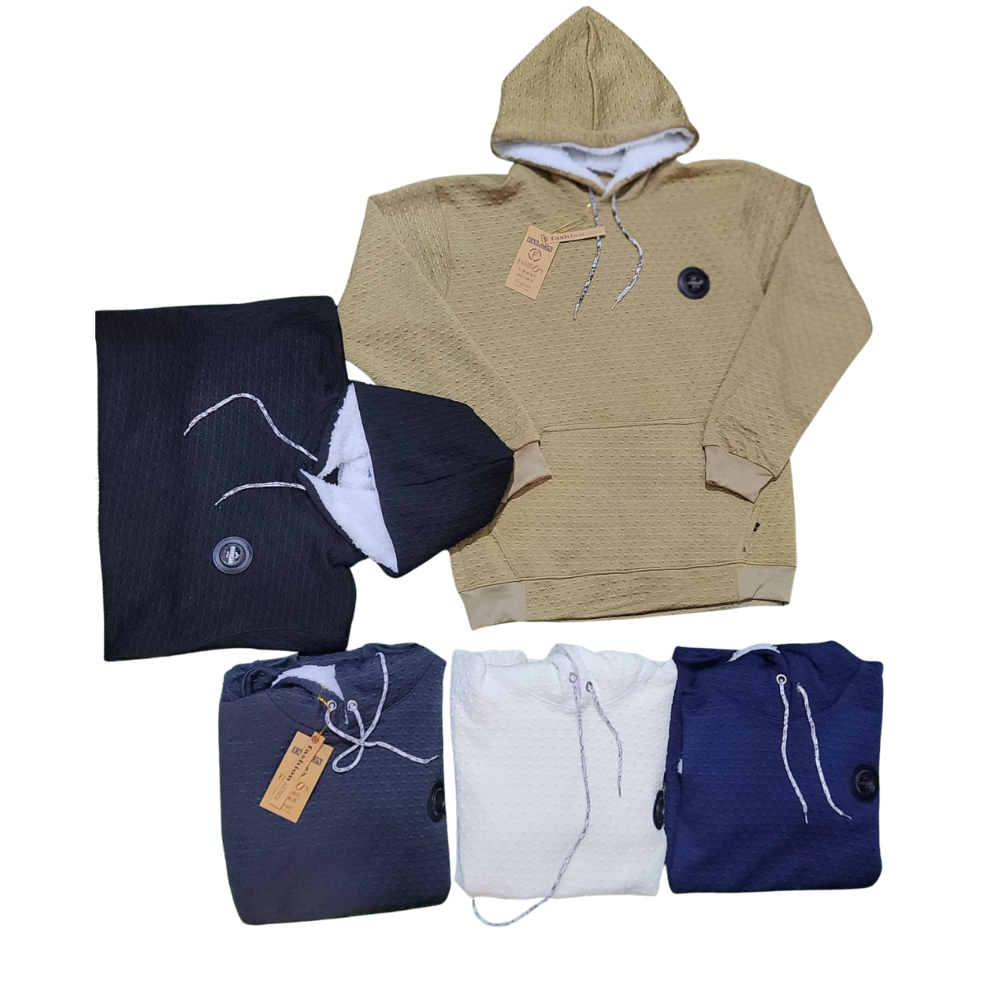 Men’s Textured Hoodie