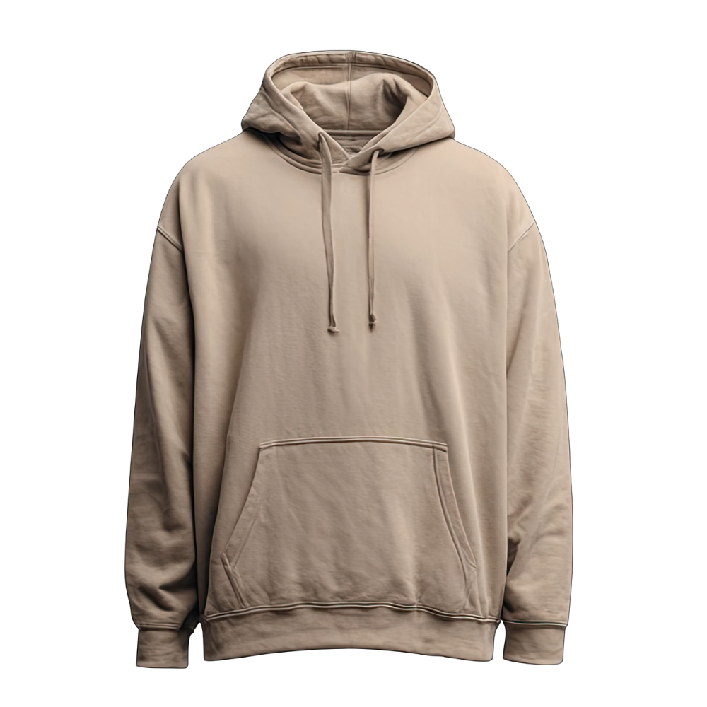 Khaki Fleece Hoodie