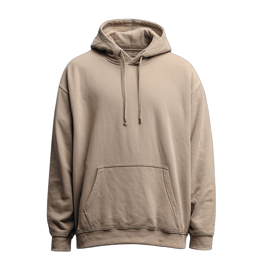 Khaki Fleece Hoodie