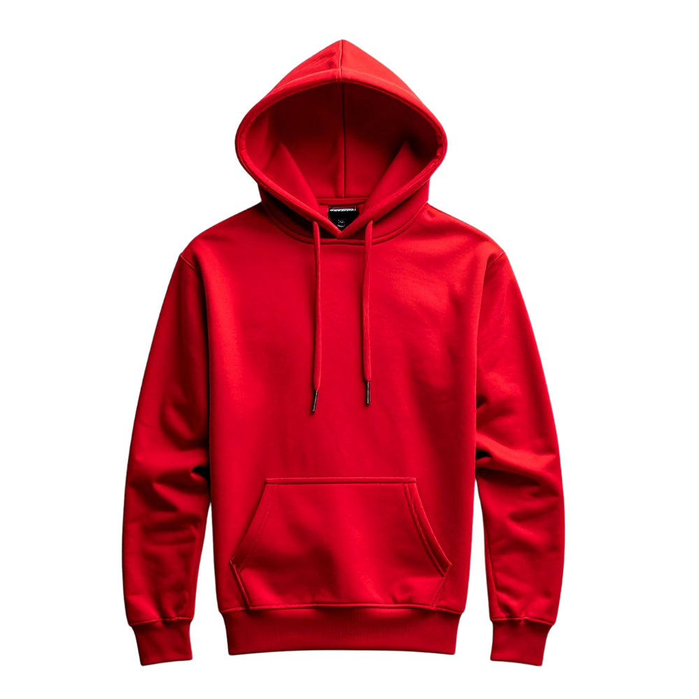 Red Fleece Hoodie
